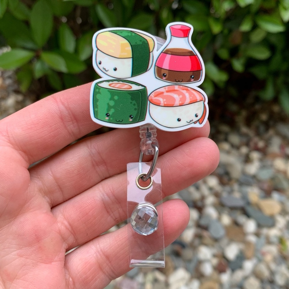 Sushi Badge Holder